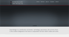 Desktop Screenshot of ehrenclouarchitects.com